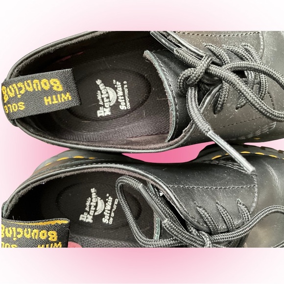 Dr. Martens Black Platform Loafers - Picture 3 of 7